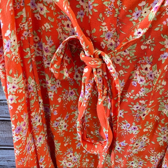 American Eagle Floral Print Dress Size M - Picture 9 of 10